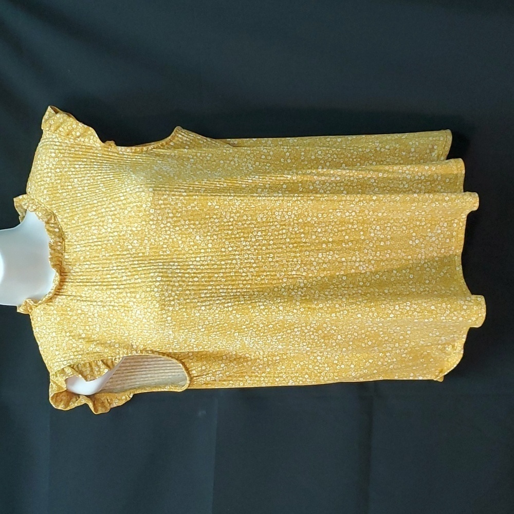 Adrianna Papell Floral Blouse SZ SM